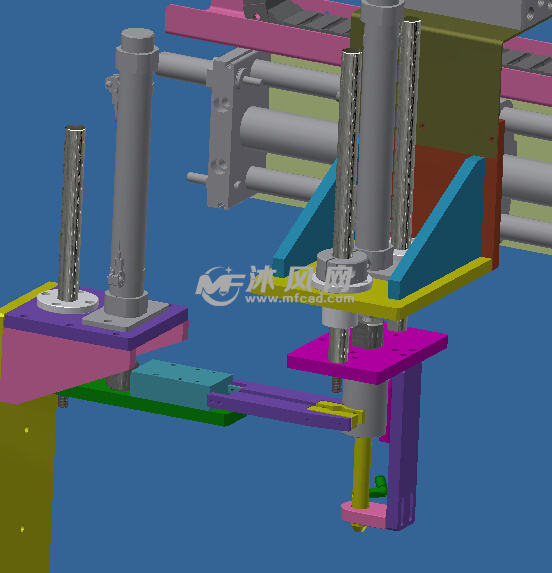简易实用抓取机械手(原创非标) - inventor机械设备类模型和图纸下载 - 沐风图纸