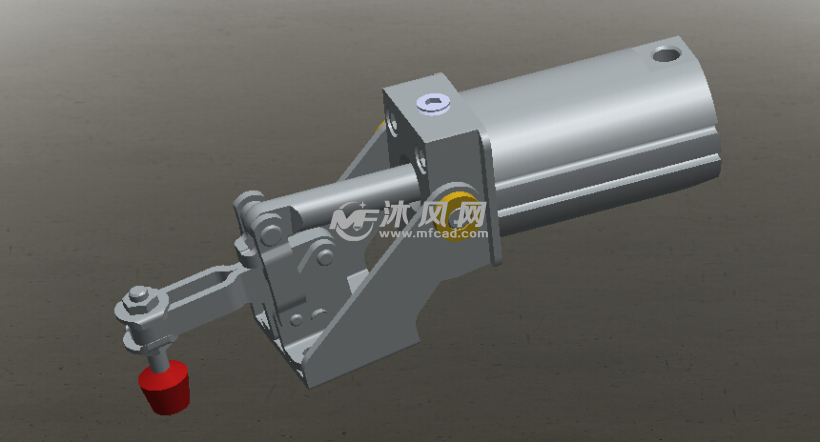 气动加紧装置 - solidworks电气设备及元件模型