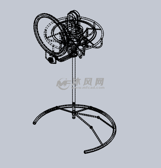 专业录音话筒设计模型 - solidworks生活用品类