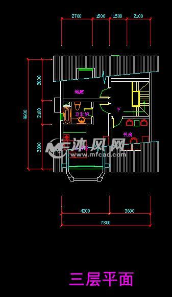74平米3层别墅经典零件建筑施工图-AutoCAD图纸和沙枪农村图片