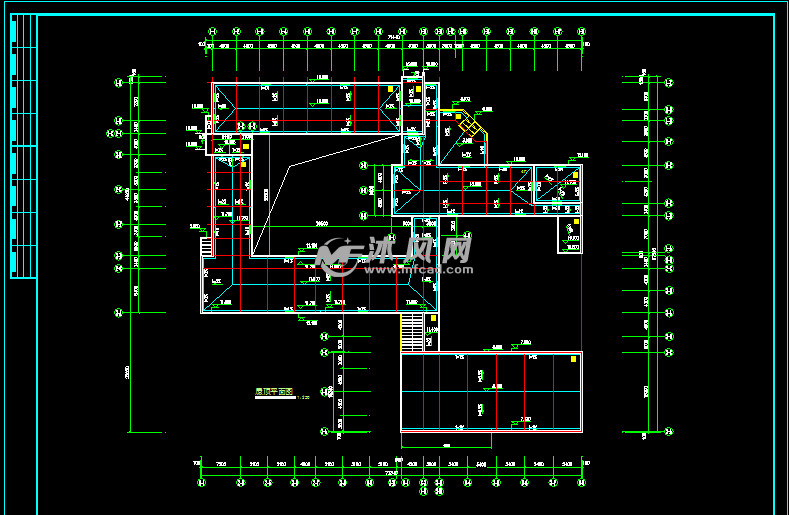 小学平立剖面图纸 小学校设计方案 - cad小学建