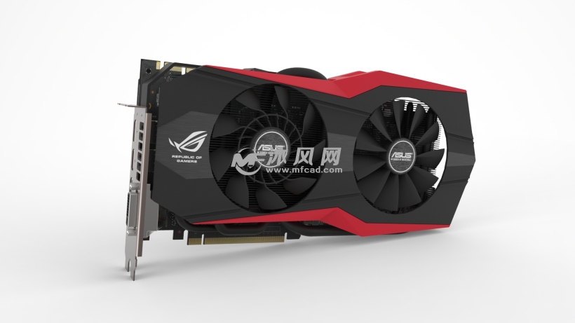 电脑显卡驱动器设计模型 - catia电脑周边模型