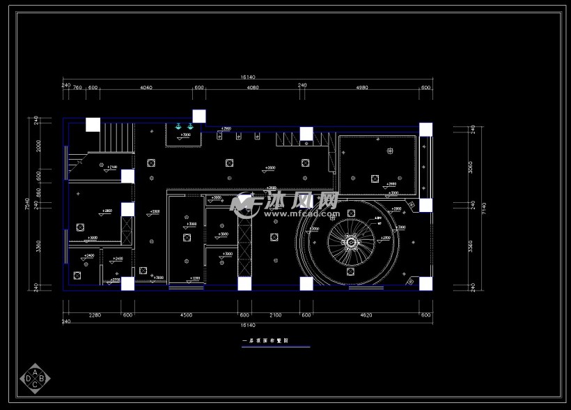 某佐登妮丝专卖店CAD装修施工图 - 其它cad办