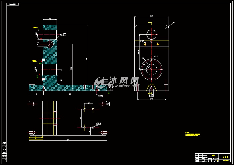 镗床夹具体