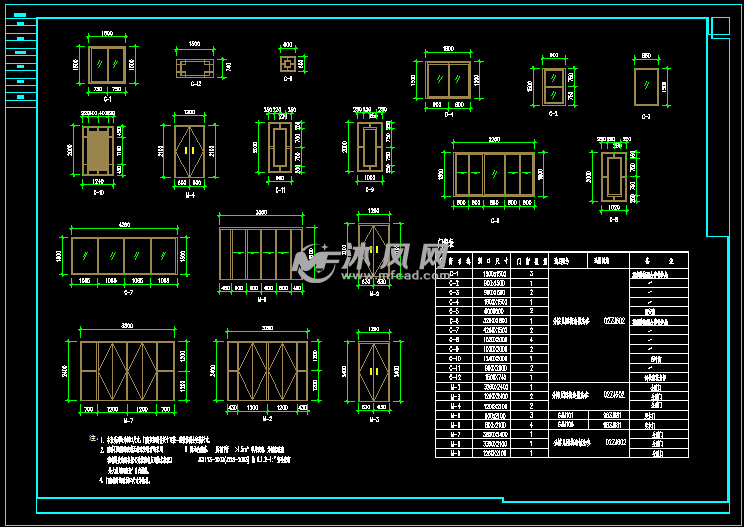 门窗详图