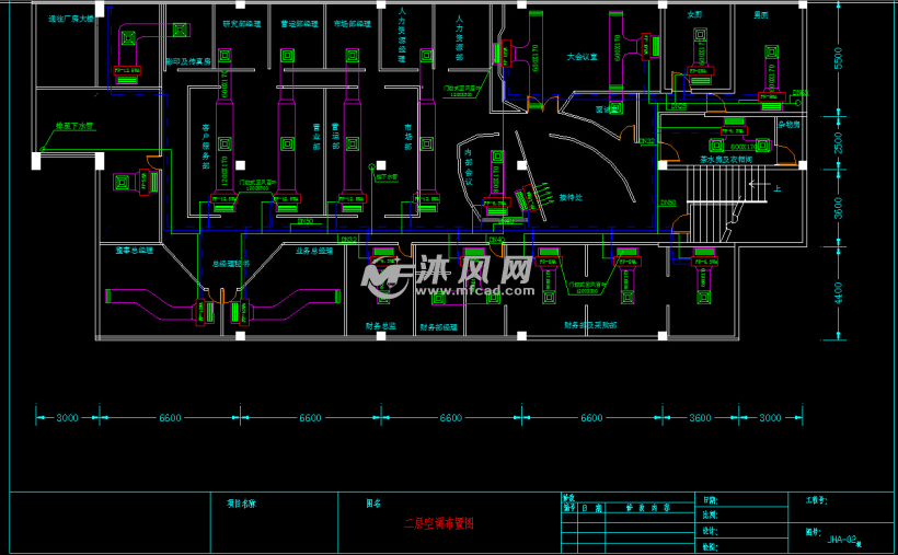 二层空调布置图