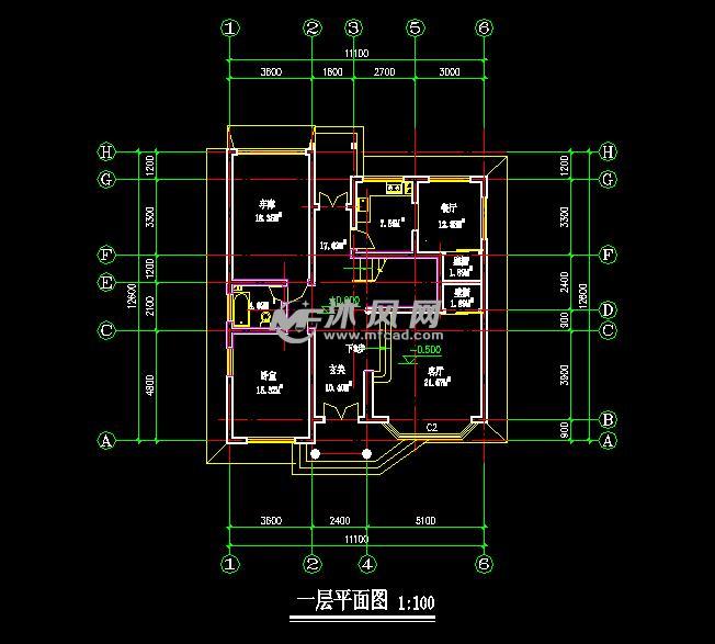 140平米2层赣州农村改造别墅设计施工图