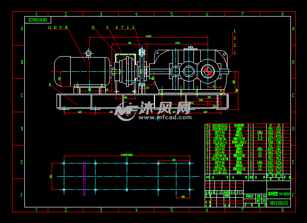 dsj100-63-2x200伸缩带式输送机驱动装置图