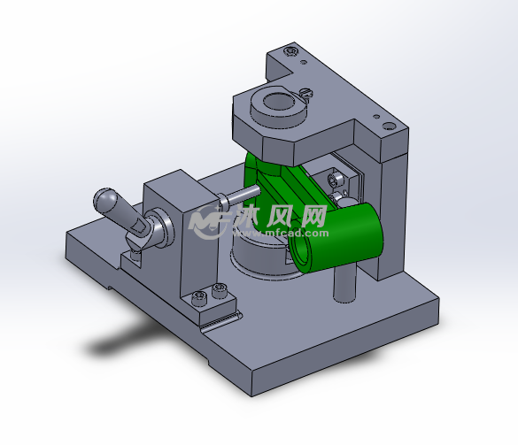 支架零件的工艺设计及加工￠25h7孔的夹具设计含solidwork三维设计