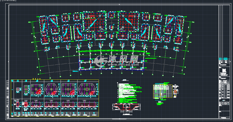 启东市行政综合服务中心结构施工图 - AutoCA