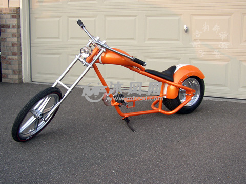 哈雷自行车 - UG交通工具类模型下载