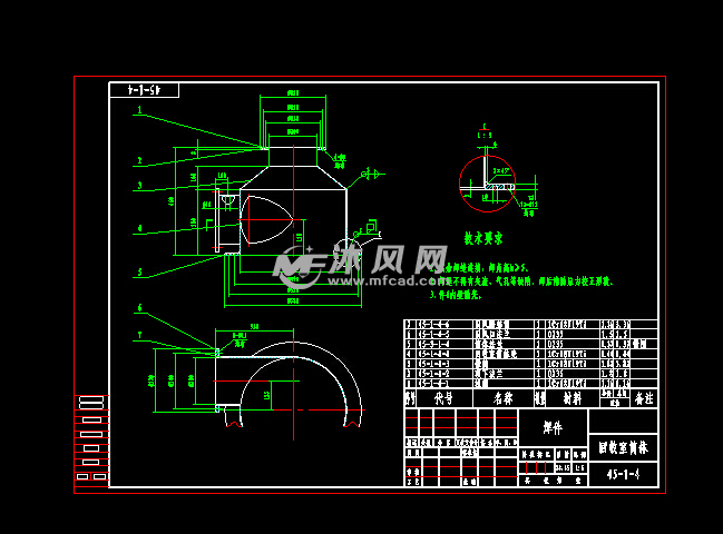 zwszф450闪蒸干燥机全套caxa电子图版图纸