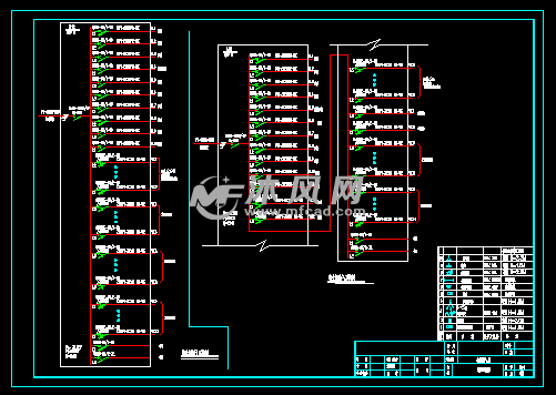 物业管理办公室电气施工图 - AutoCAD商业建筑