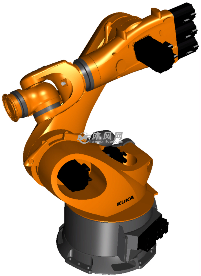5轴联动机械手设计模型 - solidworks机械设备模