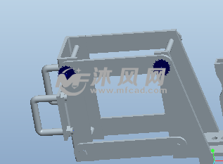平行四杆仿形播种单元 - proe机械设备模型下载