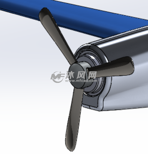 简单的飞机玩具模型 - solidworks玩具公仔类模