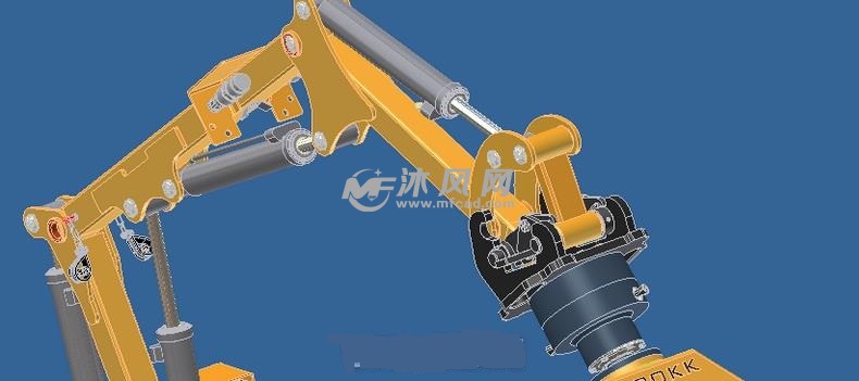 机械手臂设计图形 - inventor机械设备类模型和