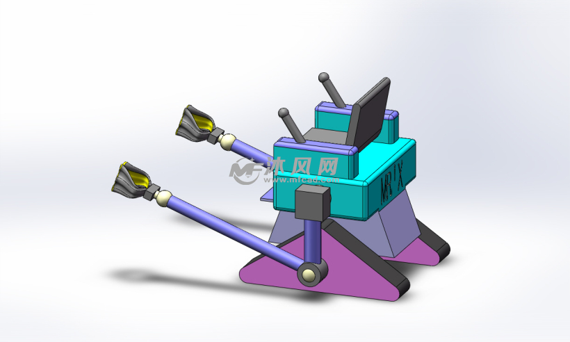 搬运机器人设计图 - solidworks机械设备模型下