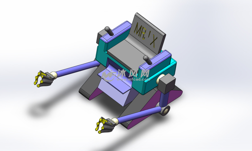 搬运机器人设计图 - solidworks机械设备模型下