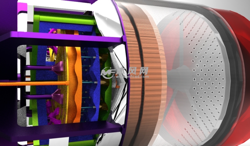 火箭推进器模型 - solidworks交通工具模型下载