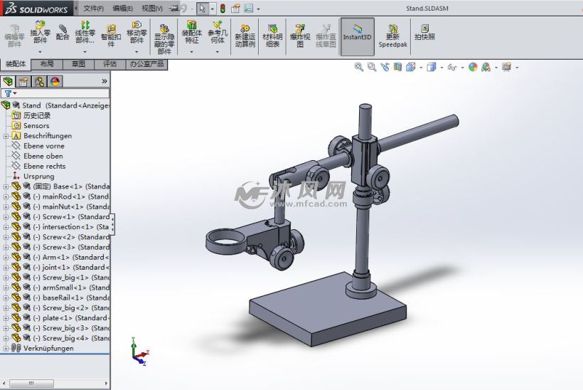 solidworks显微镜支座-solidworks弧度图纸类r6中是意思什么底座支架图片