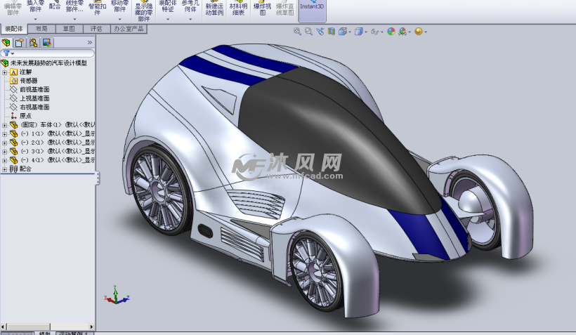 未来发展趋势的汽车设计模型