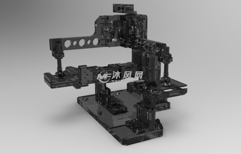 双工位处理设备 - solidworks机械设备模型下载