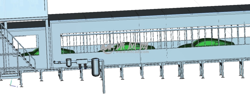 整套汽车淋雨试验线(包括风干房、淋雨房、链
