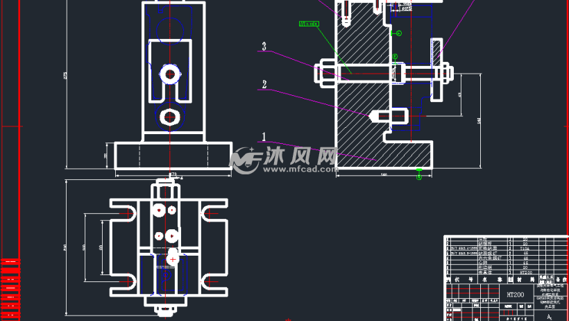机械制造技术基础课程设计--CA6140后托架夹