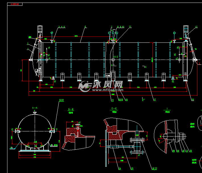 蒸压釜设计制作详细图纸