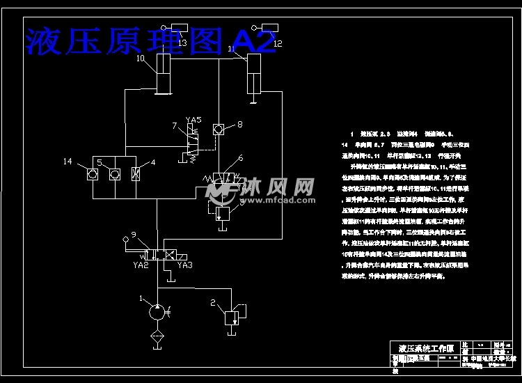 双柱汽车举升机的设计【优秀机械设计】【word 7张cad