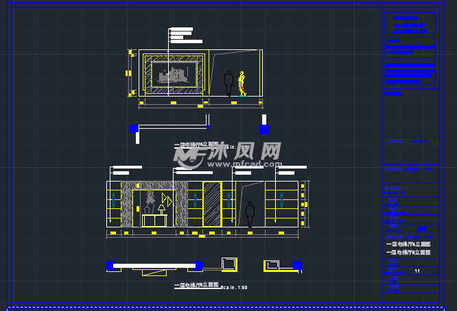 福建阳光假日大酒店装修图 - cad宾馆酒店及其