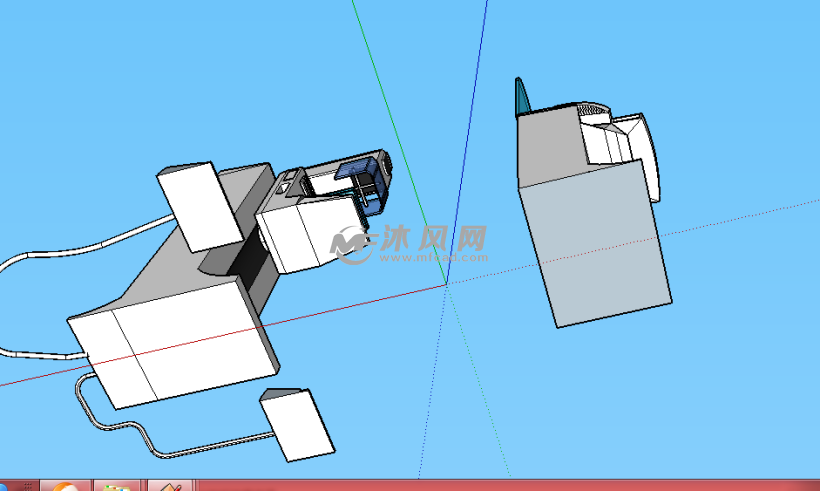 乳腺X线钼靶摄影机SU模型设计 - sketchup工业