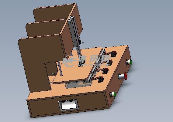 PCB高压测试治具 - solidworks机械设备模型下
