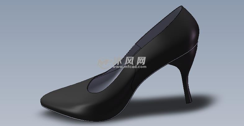 女士高跟鞋 - solidworks生活用品类模型下载