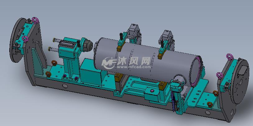 圆柱形工件焊接工装棒料焊接夹具