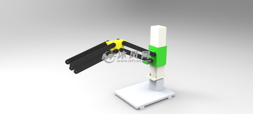 工业简易的机械手设计模型 - catia机械设备