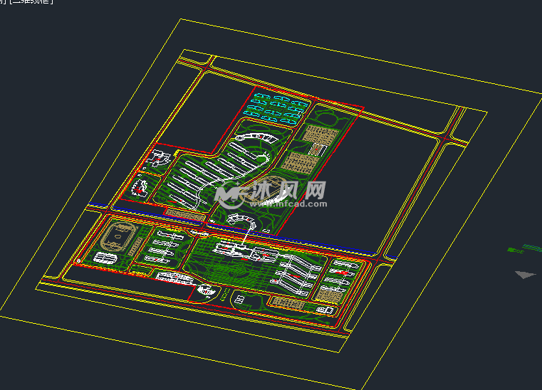 无锡职业技术学院马山新区总体规划 - cad校园