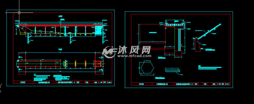 赵沟门漫水桥 全长108.64米漫水桥施工图设计 小型 公路桥