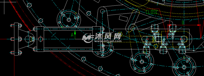 轴流式水轮机导水机构 - AtutoCAD电站工程图