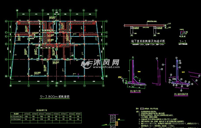 梁配筋图