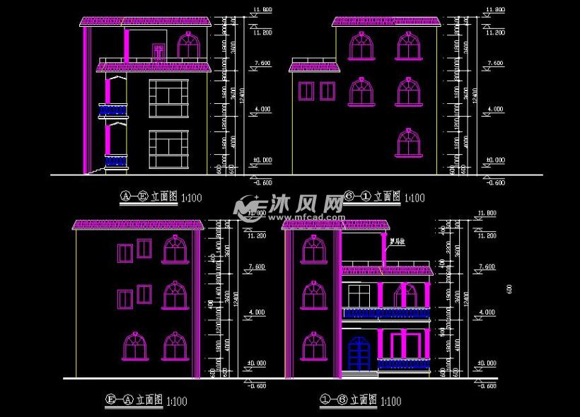 109平米3层江南秘密图纸全集设计施工平面图住宅农村电视剧别墅图片