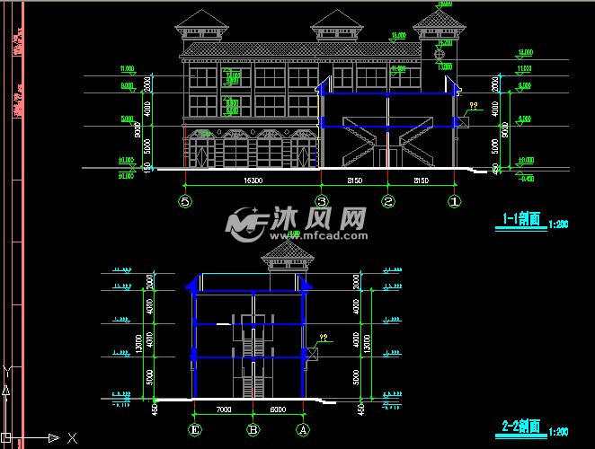 商铺设计cad图纸