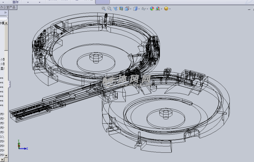 电子芯片(二极管)送料振动盘系统设计模型(原创