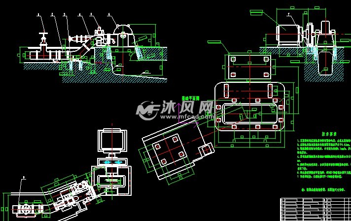 斜击式水轮机图纸