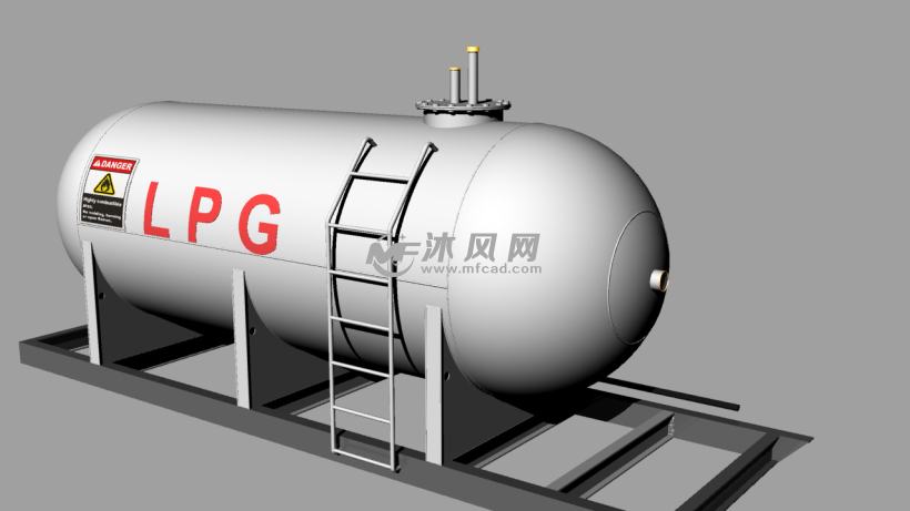 丁烷气罐模型