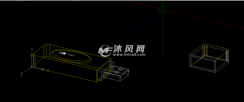 三维CAD图纸-U盘 - AutoCAD普通工程机械图
