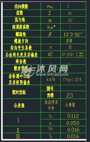 腹板式斜齿轮 - AutoCAD其他常用标准件图纸下
