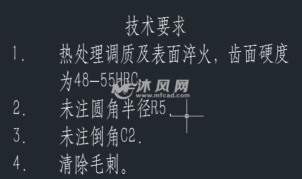 腹板式斜齿轮 - AutoCAD其他常用标准件图纸下