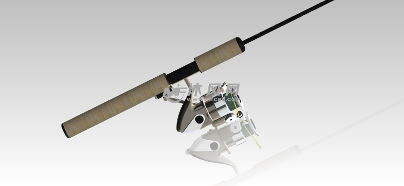 钓竿模型设计 - solidworks生活用品类模型下载
